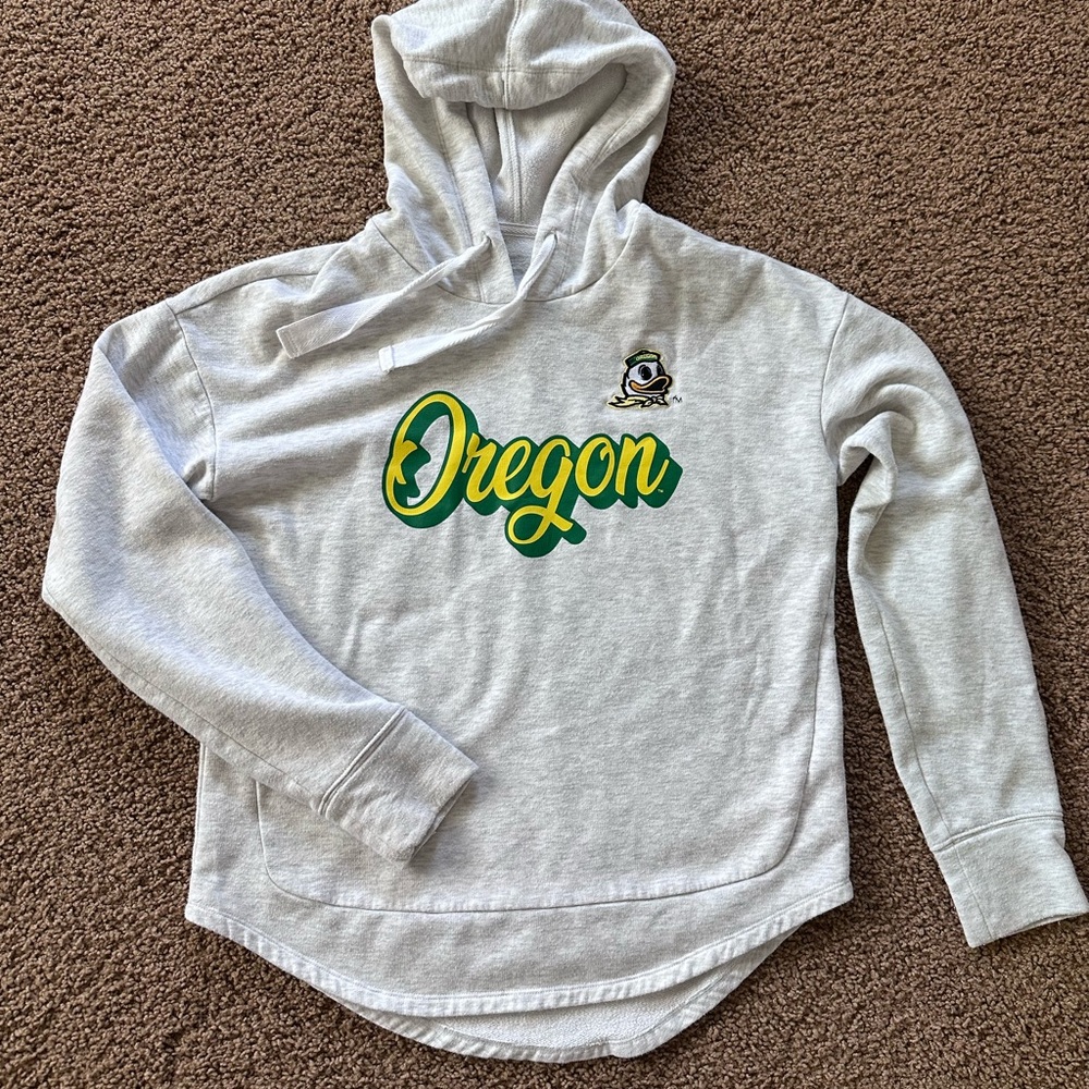 Oregon Ducks Women's Gray Hoodie